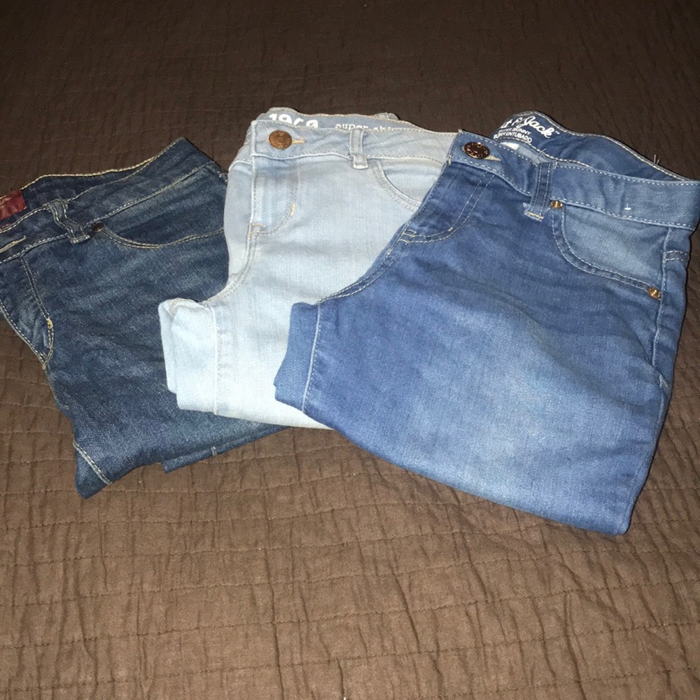 Bundle of 3 girls skinny jeans